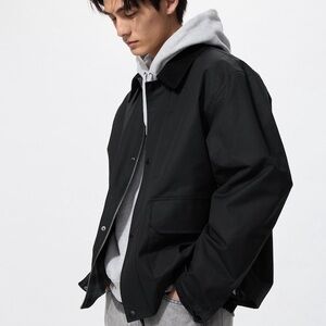 Uniqlo Men’s Utility Short Blouson Jacket in Black